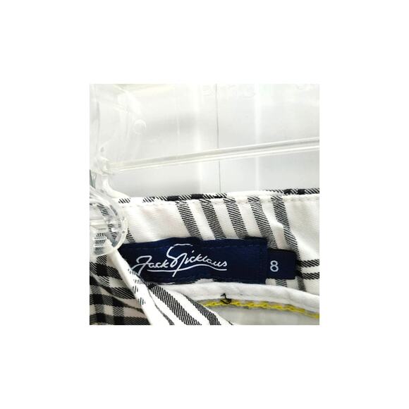Jack Nicklaus Capri Pants Golf Athletic Casual Sz 8 Checkered - Picture 3 of 5